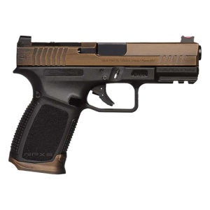 GForce Arms GFRPX3C9BT Exodus 9mm 4.02\" Barrel 15rd Semi-Auto Pistol, Bronze Slide, Black Polymer Frame, Glock Compatible