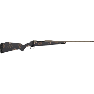 Fierce Firearms TWROG300PRC20BRS Twisted Rogue Mini 20\" Smoked Bronze Cerakote Steel Threaded Barrel, Drilled & Tapped Steel Receiver, LR Negative Comb Sonora Ambush Camo Carbon Fiber Stock
