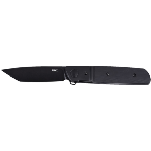 CRKT 5720K Bamboozled 3.32\" Folding Plain Satin D2 Steel Blade Black G10/SS Handle - Columbia River Knife