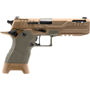 OA Defense 2311 Pro OA-2311-FPRO-KIT-HDS-PRT-21 Pistol 9mm 5\" Barrel 21+1 Capacity Single Action Optics-Ready Ported Barrel Sage Grip.