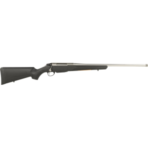 Tikka JRTXB31822MT T3 Lite Full Size 3.1\"\\s22.40\" Stainless Threaded Barrel, Drilled & Tapped Stainless Steel Receiver, Fixed Black Synthetic Stock, Right Hand