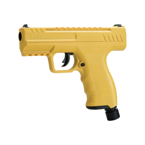Beeman 6054 Projectile Launcher Air Gun 50 Cal CO2 Powered, Yellow Frame.