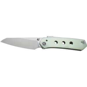 Civivi Vision FG Folding Knife Nitro-V 3.54\" Satin Reverse Tanto Blade, Natural G10 Handle, Superlock.
