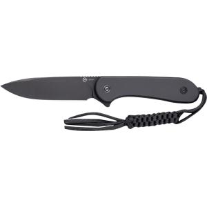 CIVIVI Elementum Fixed Blade Knife C2105A, Knives, D2 Black Stonewashed 3.98\" Blade, 4.5\" Black G10 Handle.