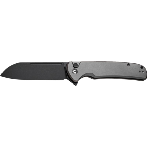 CIVIVI Chevalier II C20022B-3 Folding Knife, EDC, 3.47\" 14C28N Sheepsfoot Blade, Gray Aluminum Handle
