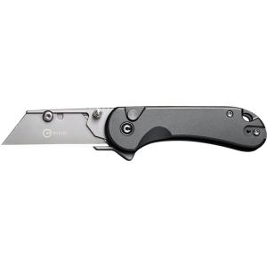 Civivi Knives C23039B-4 Elementum Utility All Purpose Utility Plain 6Cr13 Stainless Steel Blade, Gray Aluminum Handle, 3 Blades & Pouch