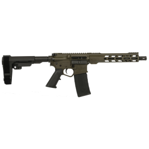 Wise Arms WA-15B 10.5-556-SBA3-ODG Semi-Auto Pistol, 5.56 NATO/.223, 10.5\" Barrel, 30+1, ODG Cerakote, SBA3 Brace