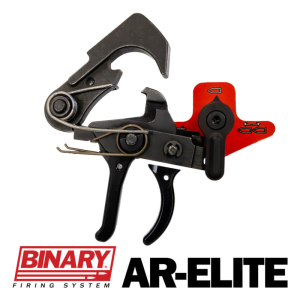 Franklin Armory AR-ELITE AR-15 Binary Trigger, Includes Curved and Flat Trigger Bows - 00-50631-BLK