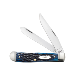 WR Case & Sons Ocean Blue Bone Trapper Folding Knife - Beeman Marksman
