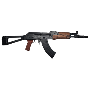 Pioneer Arms Hellpup Forged Trunnion 11.7\" AK Pistol, 7.62x39 Caliber, Laminated Wood Furniture, 2-30rd Mags, w/ SB Tactical AKTF Side Folding Brace