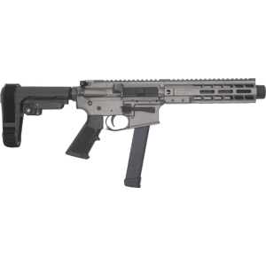 Brigade BM-9 Pistol 9mm 9\" Barrel 33+1 Tungsten Semi-Auto SBA3 Brace M-LOK Handguard