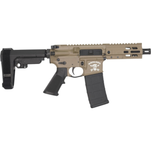 Brigade BM-15 Pistol 5.56 NATO 10.5\" Barrel 30+1 Semi-Auto FDE SBA3 Brace M-LOK Handguard