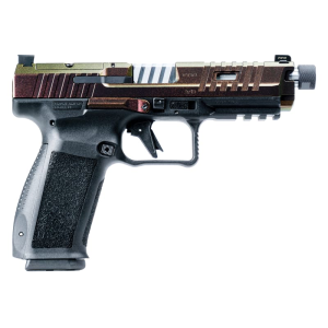 Canik Mete SFT Pro HG8342RB-N Pistol 9mm 5\" Threaded Fluted Barrel 18+1 Striker Optics-Ready Razorback Slide