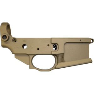 Franklin Armory Libertas Built Lower Receiver 0020009DS Rifle Multi-Cal 6-Position Desert Smoke, Flared Magwell, Ambi QD Mounts