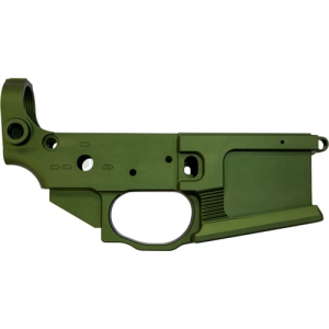 Franklin Armory Libertas Built Lower Receiver 0020009ODG Rifle Multi-Cal 6-Position OD Green, Flared Magwell, Ambi QD Mounts.