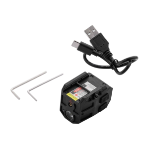 Alliance Consumer Group MYCRO Rail Mount Light Green Laser PA66 Nylon Matte Black 50/150/300 Lumens.