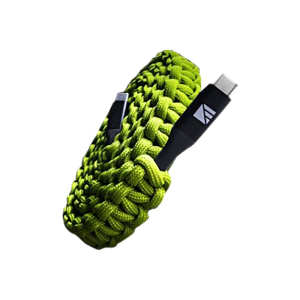 Dark Energy INDCCC03GRGR USB-C Charging Cable, Electronics, Green Paracord, 36 Inch Length