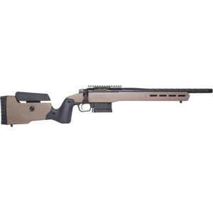 CNC Firearms Faxon CNCFX722CM Rifle 22 Creedmoor 16\" 5+1 Bolt Action MDT FDE Stock, TriggerTech Trigger, Spiral Fluted Barrel.