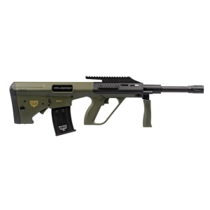 Panzer Arms BPA12 Semi Auto, Bullpup AUG Style 12GA Shotgun, 3\" Chambers, Flip Up Sights, (2) 5rd Magazines, Olive Drab Green - BPA12ODG