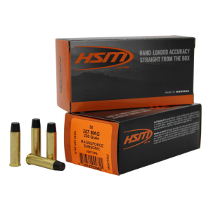 HSM 357 Magnum Subsonic 230gr HCFN Ammunition - 50 rounds - 357-24-N
