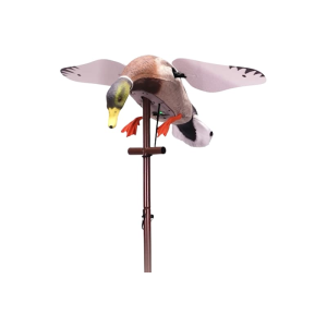 Higdon Outdoors Flasher Pro Mallard Drake Decoy with Remote, 7\' Stake