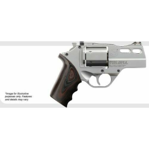 Chiappa Rhino 30DSX .357 Mag 3\" 6rd Revolver Stainless Fiber Optic G10 Moon Clips