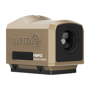 INFI Fast Mini FMP13 1A01100020 Thermal Pistol Optic, 256x192 Thermal Sensor, Multi-Reticle, Tan