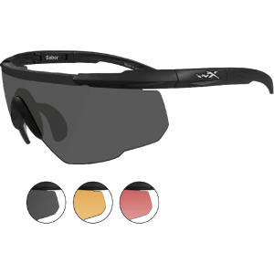 Wiley X Eyewear 309 Saber Advanced Safety Glasses Matte Black