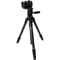 KOPF Jager KJ85002K K800 Tripod made of Carbon Fiber with Black Finish, Pivoting Reaper Grip, 4-Level Leg Extensions & 360 Degree Pan