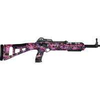 Hi-Point 4095TSPI 4095TS Tactical Rifle Semi-Auto 40 Smith & Wesson 17.5\" 10+1 Polymer Skeleton Pink Camo Stock Pink Camo