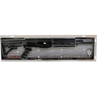 Archangel AA556RNB AR-15 Style Conversion Stock Black Synthetic 6 Position Collapsible for Ruger 10/22 (No Bayonet)