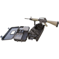 MTM TRB40 Tactical Range Box with Gun Forks Polypropylene Black
