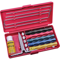 Lansky LKCLX Stnd Sharpening System Alumina and Ceramic Hones XC,C,M,F,UF