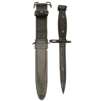 M7 Bayonet with M8A1 Scabbard- Very Good to Excellent Condition, Fits M16\'s, M4\'s , AR-15\'s, Galil\'s, Gallants W / Bayonet Lugs, Etc.