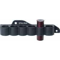 TacStar 1081210 Slimline SideSaddle Shotshell Carrier #6 Shot 12GA Mossberg 500/590 Black Aluminum/Rubber