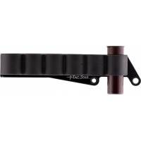 TacStar 1081211 Slimline SideSaddle Shorshell Carrier #6 Shot 12GA Rem 870/1100/11-87 Black Aluminum/Rubber