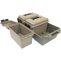MTM Case-Gard AC3C AC3C Ammo Crate 50 Cal Rifle Dark Earth Cans/Army Green Crate Polypropylene 13.5\" x 7.4\" x 8.5\" 30 lbs