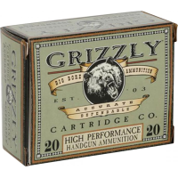 Grizzly Ammo GC45A2 45 ACP 230gr Jacketed Hollow Point 20 Round Brass Case