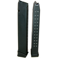 Glock Compatible .40 Cal 31 Rd Capacity Mag. Steel Lined and Reinforced Polymer Body Aftermarket Mag