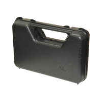 MTM Case-Gard 803rd Pocket Pistol Case made of Polypropylene with Black Finish, Foam Padding, Hinge & Latches 9\" x 5.60\" x 2\" Interior Dimensions
