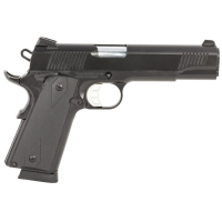 Tisas Full Size 1911 Duty B45 Semi-Auto .45 ACP Pistol, Cerakote Black, Titanium Firing Pin, Black Rubber Grips Novak Style 3-Dot Sights - 10100528