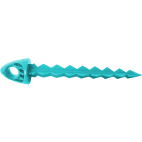 TargetTack LLC Targettack Targets 3\" Teal Green Polycarbonate Plastic 12 Pack TT3IN12PKTE