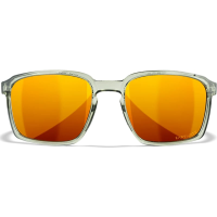 Wiley X AC6ALF04 Alfa M/L Bronze Mirror Lens Polycarbonate Gloss Crystal Light Olive Frame