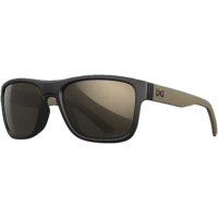 Wiley X Ovation Sunglasses Matte Black/Tan Frame Tungsten Mirror Lens Polycarbonate ANSI Z87.1+ AC6OVN14