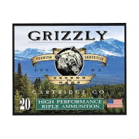 Grizzly High Performance Rifle 45-70 Gov +P 525gr Full Metal Jacket Flat Point Brass Case 20 Rounds