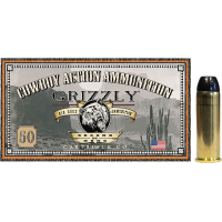 Grizzly Ammo Cowboy 44 Rem Mag 200gr Round Nose Flat Point 50rd Box Brass Case GC44M2