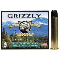 Grizzly Ammo GC45/701 45-70 Gov 405gr Round Nose Flat Point 20rd Brass Case