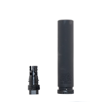 Sylvan Arms SA9TIR, 6.4 9mm Suppressor, 1/2x28\" QD Muzzle Device Included, Matte Black Cerakote Finish - SA9TIR