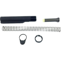 DPMS DP-15 AR-15 Buffer Tube Assembly Black, 6-Position, Includes Buffer, Spring, Castle Nut, Latch Plate.