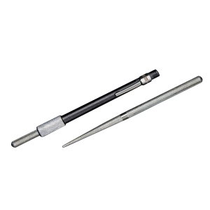 AccuSharp Diamond Rod Sharpener with Black Rubber Handle